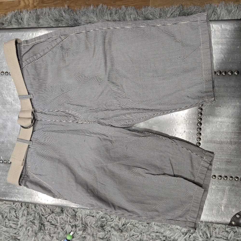 Guess Men's Striped Blue Shorts